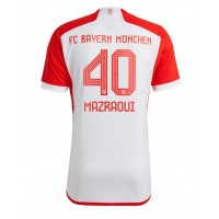 Bayern Munich Noussair Mazraoui #40 Hjemmedrakt 2023-24 Kortermet